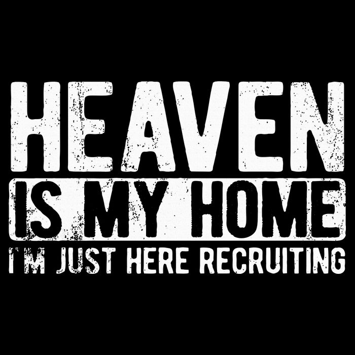 Heaven Is My Home Christian Religious Jesus 16 in Basic Backpack