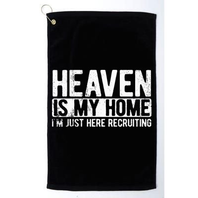 Heaven Is My Home Christian Religious Jesus Golf Towel