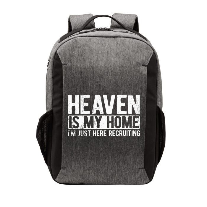 Heaven Is My Home Christian Religious Jesus Vector Backpack