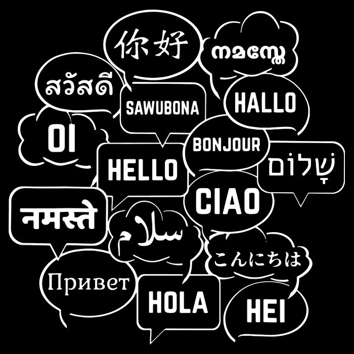 Hello In Many Languages Translator Globetrotter Polyglot Button