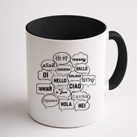 Hello In Many Languages Translator Globetrotter Polyglot Mug