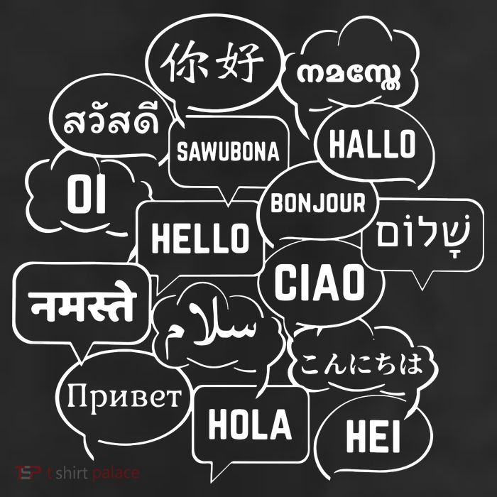 Hello In Many Languages Translator Globetrotter Polyglot 11oz C Handle Ceramic Mug