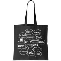 Hello In Many Languages Translator Globetrotter Polyglot Bag