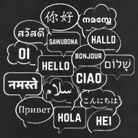 Hello In Many Languages Translator Globetrotter Polyglot 25L Jumbo Tote