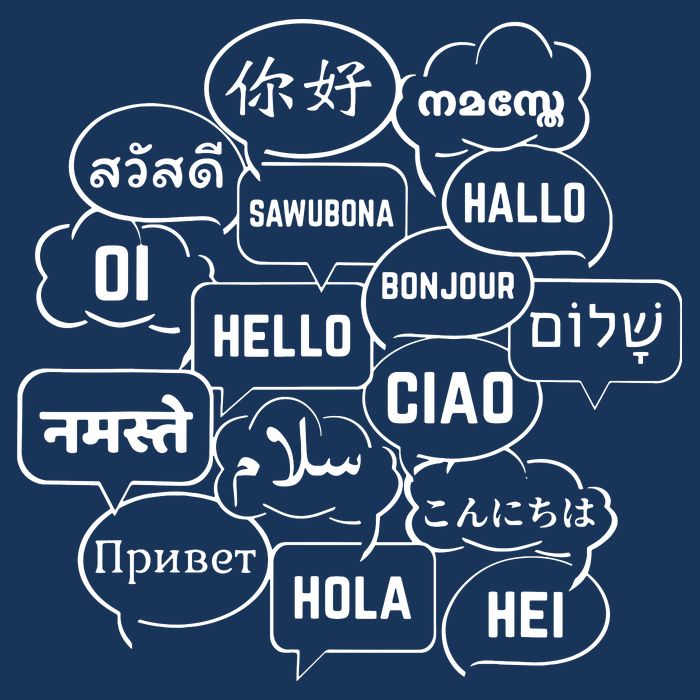Hello In Many Languages Translator Globetrotter Polyglot Infant Baby Jersey Bodysuit