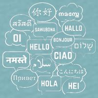 Hello In Many Languages Translator Globetrotter Polyglot Sueded Cloud Jersey T-Shirt