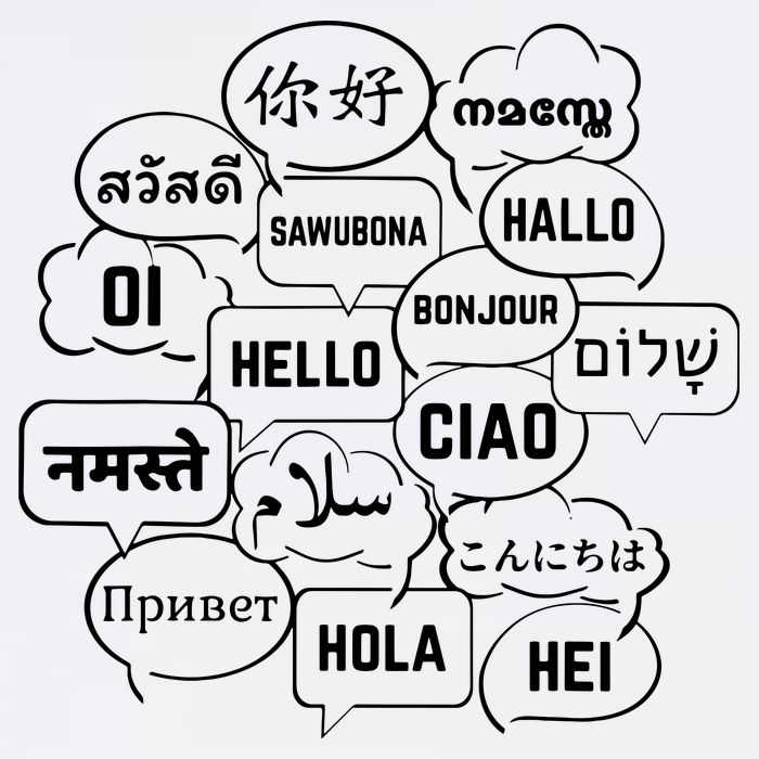 Hello In Many Languages Translator Globetrotter Polyglot Garment-Dyed Sweatshirt
