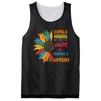 Hope Is Making A Come Back Harris Walz 2024 Mesh Reversible Basketball Jersey Tank