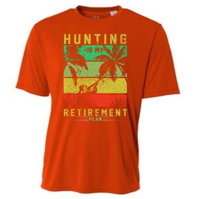 Hunting Is My Retirement Plan Cooling Performance Crew T-Shirt