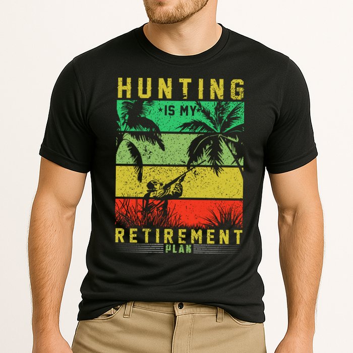 Hunting Is My Retirement Plan Cooling Performance Crew T-Shirt