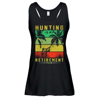 Hunting Is My Retirement Plan Ladies Essential Flowy Tank