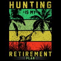 Hunting Is My Retirement Plan Flatbill Hat
