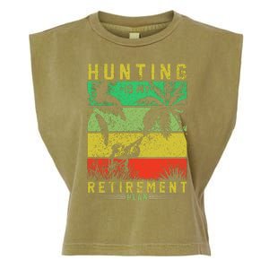 Hunting Is My Retirement Plan Garment-Dyed Women's Muscle Tee