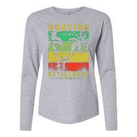 Hunting Is My Retirement Plan Womens Cotton Relaxed Long Sleeve T-Shirt