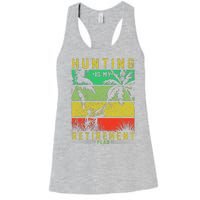 Hunting Is My Retirement Plan Women's Racerback Tank