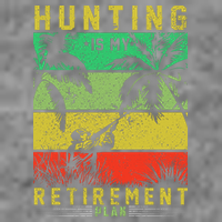 Hunting Is My Retirement Plan Cropped Pullover Crew
