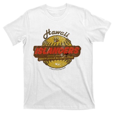 Hawaii Islanders Minor League Baseball Team Distressed T-Shirt