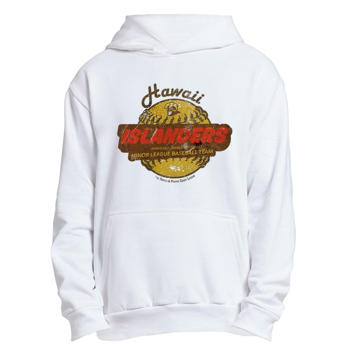 Hawaii Islanders Minor League Baseball Team Distressed Urban Pullover Hoodie