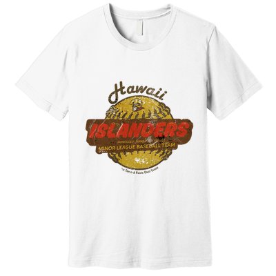 Hawaii Islanders Minor League Baseball Team Distressed Premium T-Shirt