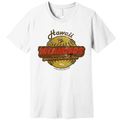 Hawaii Islanders Minor League Baseball Team Distressed Premium T-Shirt