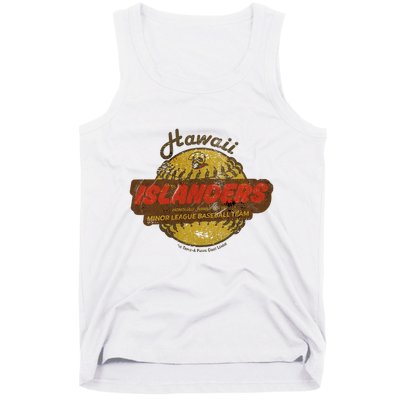 Hawaii Islanders Minor League Baseball Team Distressed Tank Top