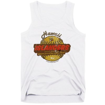 Hawaii Islanders Minor League Baseball Team Distressed Tank Top