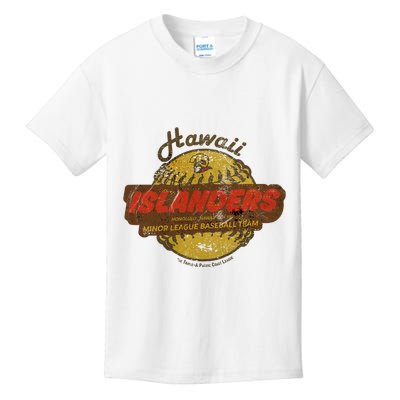 Hawaii Islanders Minor League Baseball Team Distressed Kids T-Shirt