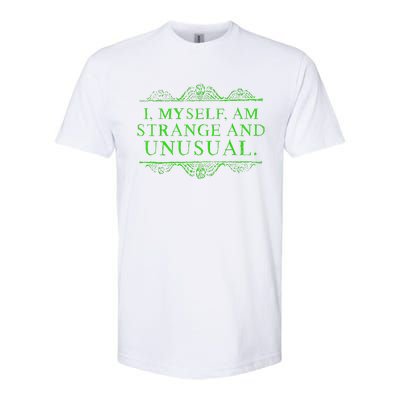 Halloween I Myself Am Strange And Unusual Softstyle® CVC T-Shirt