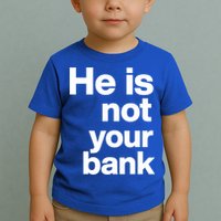 He Is Not Your Bank Quote Toddler T-Shirt