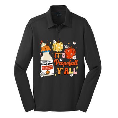 Halloween Icu Nurse Its Propofall YAll Crna Icu Fall Autumn Silk Touch Performance Long Sleeve Polo