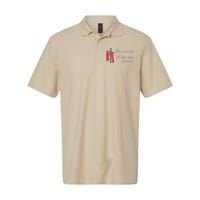 He Is Not Here He Is Risen Matthew 286 Bible Verse Softstyle Adult Sport Polo