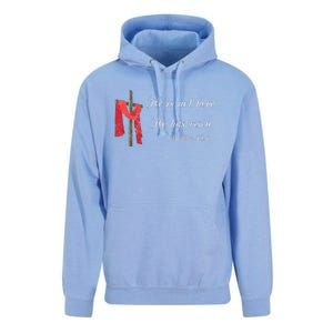 He Is Not Here He Is Risen Matthew 286 Bible Verse Unisex Surf Hoodie