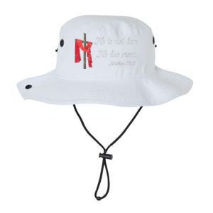 He Is Not Here He Is Risen Matthew 286 Bible Verse Legacy Cool Fit Booney Bucket Hat