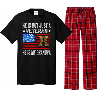 He Is Not Just A Veteran He Is My Grandpa Pajama Set