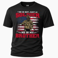 He Is Not Just A Soldier He Is My Brother Proud Army Family Performance Shirt