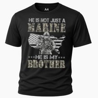 He Is Not Just Marine He Is My Brother Sisters Brothers Cooling Performance Crew T-Shirt