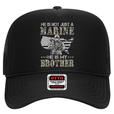He Is Not Just Marine He Is My Brother Sisters Brothers Trucker Hat