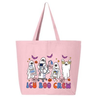 Halloween Icu Nurse Retro Icu Boo Crew Boo Ghosts 25L Jumbo Tote