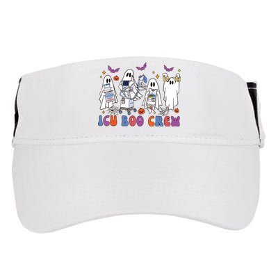 Halloween Icu Nurse Retro Icu Boo Crew Boo Ghosts Adult Drive Performance Visor