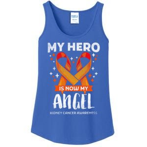 Hero Is Now My Angel Ney Cancer Awareness Support Gift Ladies Essential Tank