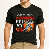 He Is Not Just A Firefighter He Is My Son FiremanS Mom Cooling Performance Crew T-Shirt