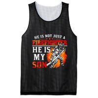 He Is Not Just A Firefighter He Is My Son FiremanS Mom Mesh Reversible Basketball Jersey Tank