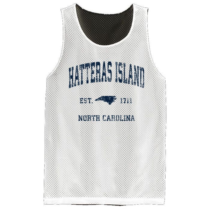 Hatteras Island North Carolina Nc Vintage Athletic Mesh Reversible Basketball Jersey Tank