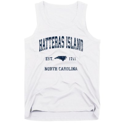 Hatteras Island North Carolina Nc Vintage Athletic Tank Top