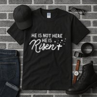 He Is Not Here He Is Risen Easter Jesus Tall T-Shirt