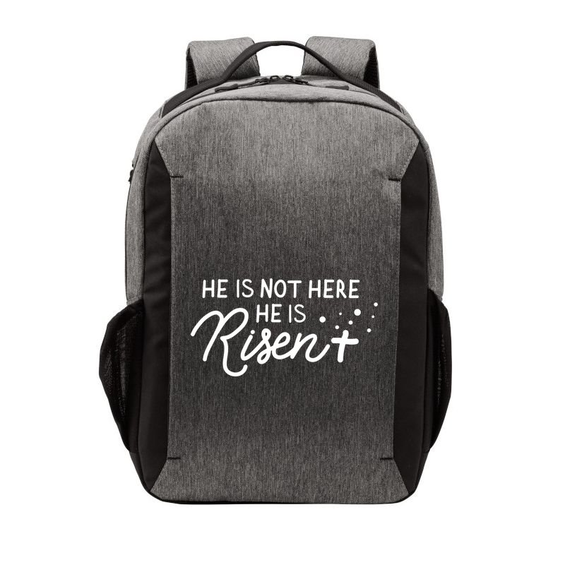 He Is Not Here He Is Risen Easter Jesus Vector Backpack