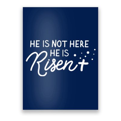 He Is Not Here He Is Risen Easter Jesus Poster