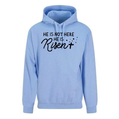 He Is Not Here He Is Risen Easter Jesus Unisex Surf Hoodie