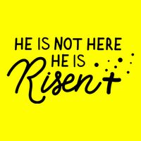 He Is Not Here He Is Risen Easter Jesus T-Shirt