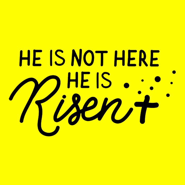 He Is Not Here He Is Risen Easter Jesus T-Shirt